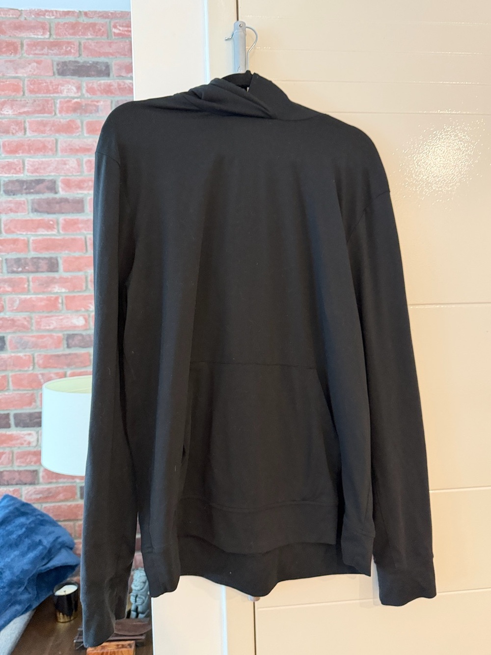 Outdoor Voices Black Hooded Pullover Sweatshirt - Size M